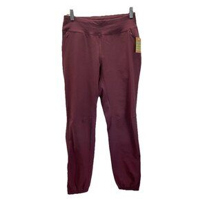 NEW Title Nine Sylvan‎ Hybrid Hiking Jogger Maroon size S athleisure pockets